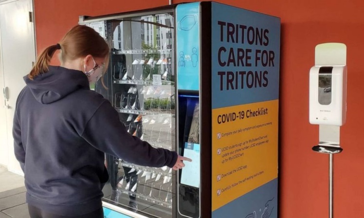 COVID-19 test vending machine