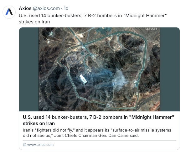 Iran strikes